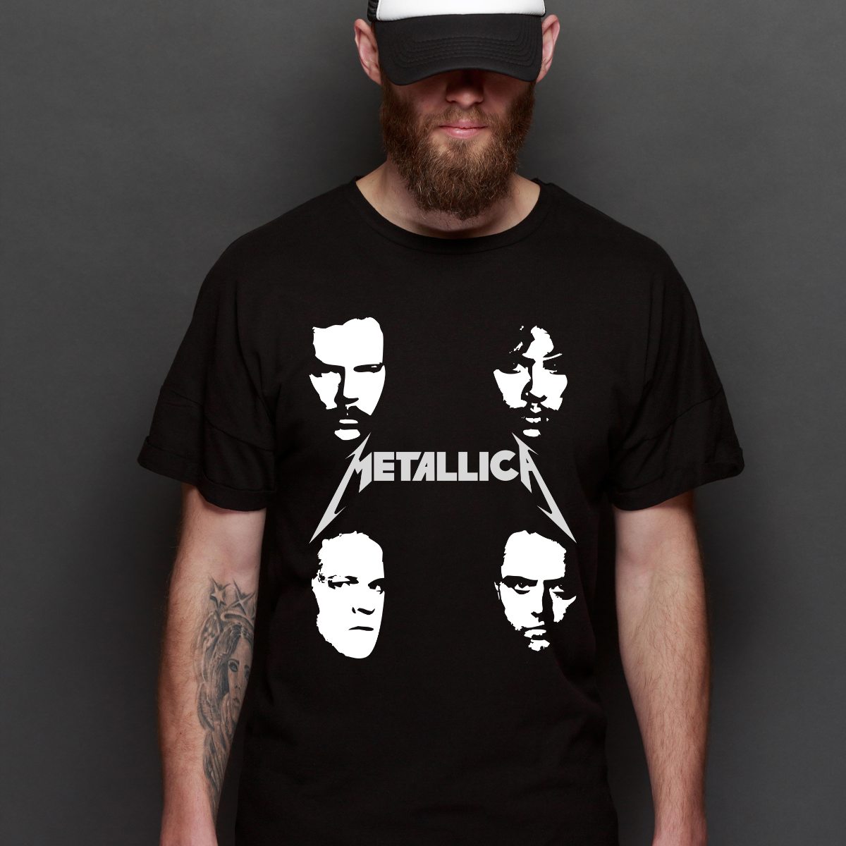 Metallica V48 T-Shirt Band Family Tee Music Heavy Metal