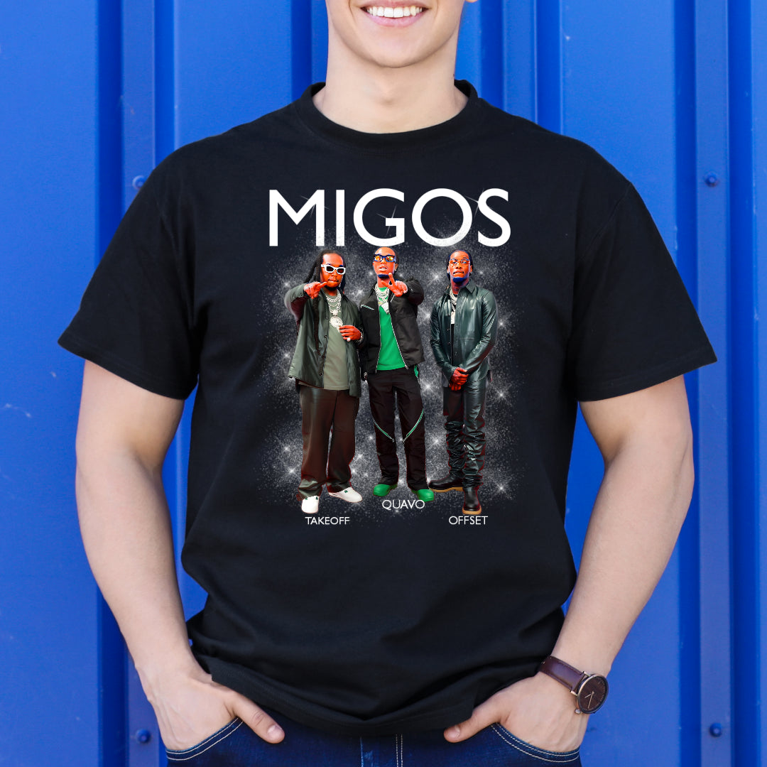 Migos V2 T-Shirt Rapper Family Fan Music Hip Hop Culture