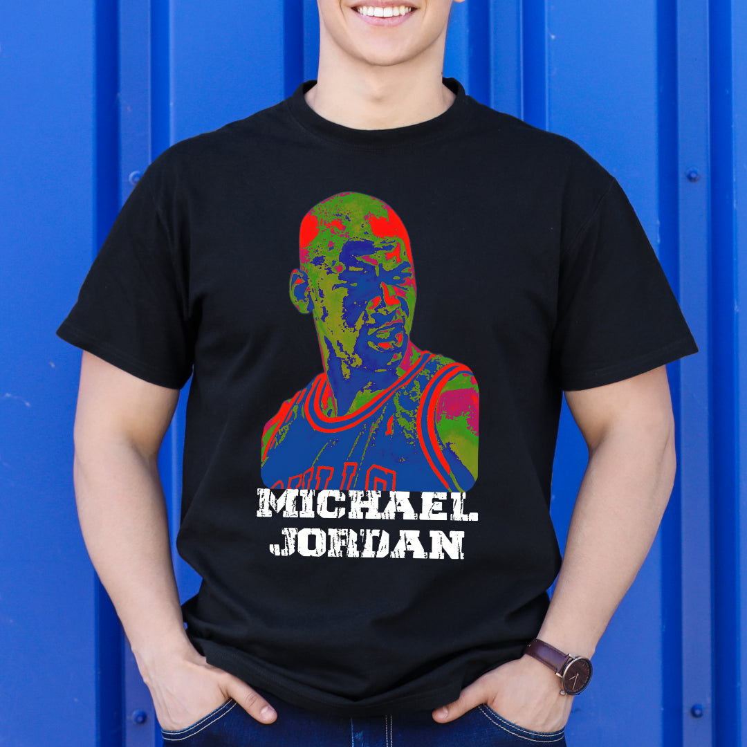 Michael Jordan V18 NBA T-Shirt Sport Athlete Family Tee