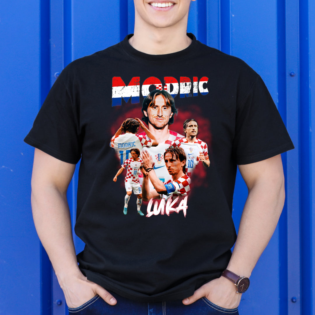 Luka Modric T-Shirt Sport Athlete Family Tee Football