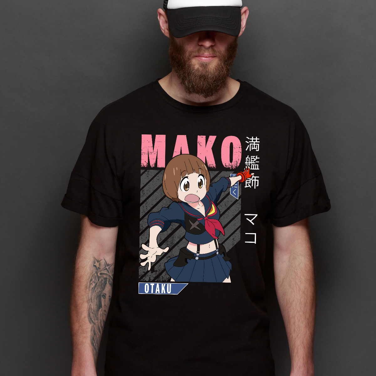 Kill la Kill Mako Mankanshoku V2 T-Shirt Japanese Anime Tee