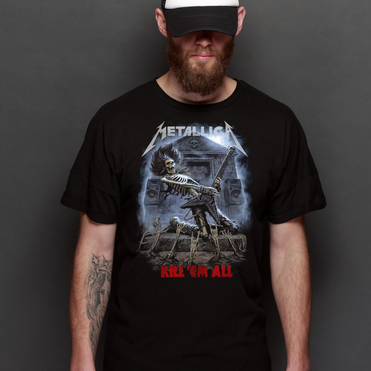 Metallica V18 T-Shirt Band Family Tee Music Heavy Metal