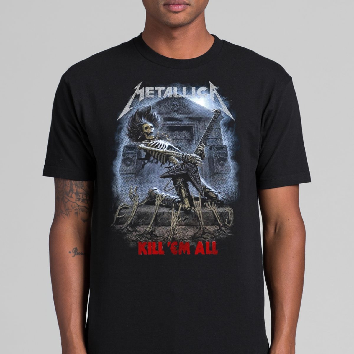Metallica V18 T-Shirt Band Family Tee Music Heavy Metal