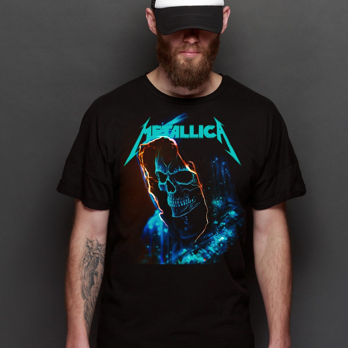 Metallica V5 T-Shirt Band Family Tee Music Heavy Metal