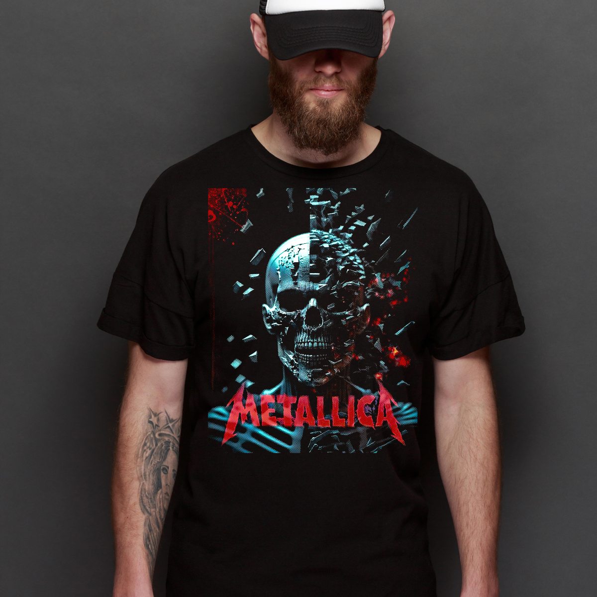 Metallica V11 T-Shirt Band Family Tee Music Heavy Metal
