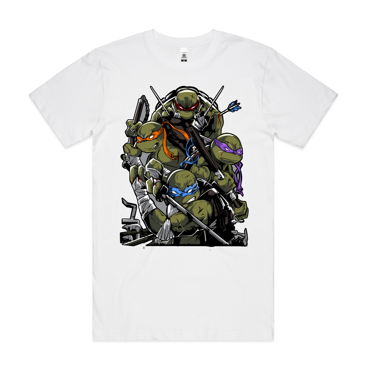 Teenage Mutant Ninja Turtles Ver6 T-shirt Cartoon Tee