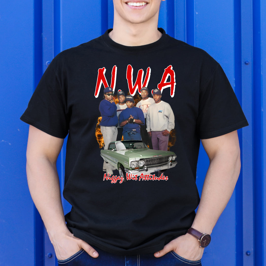 N.W.A V2 T-Shirt Rapper Family Fan Hip Hop Culture