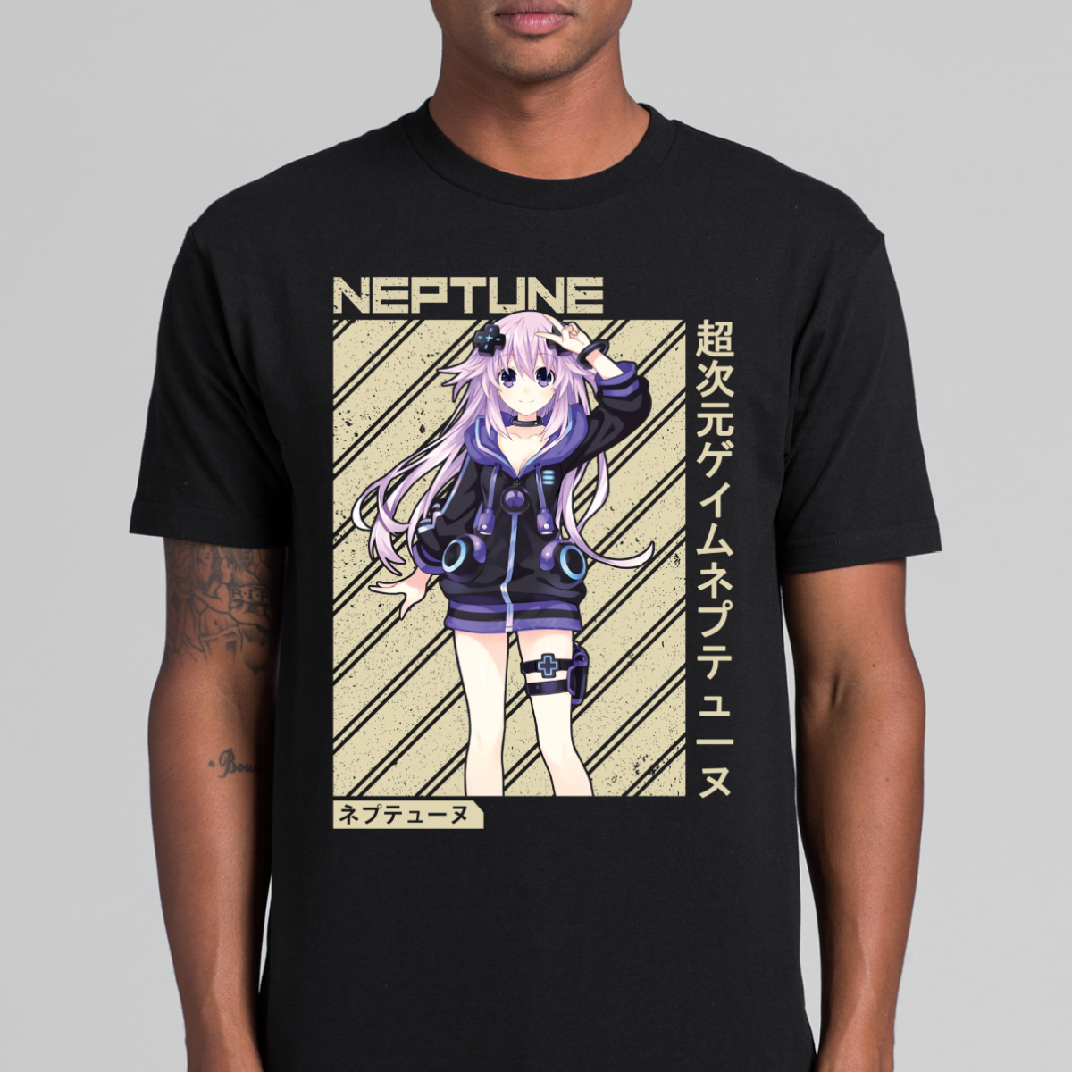 Hyperdimension Neptunia Neptune T-Shirt Japanese Anime Tee