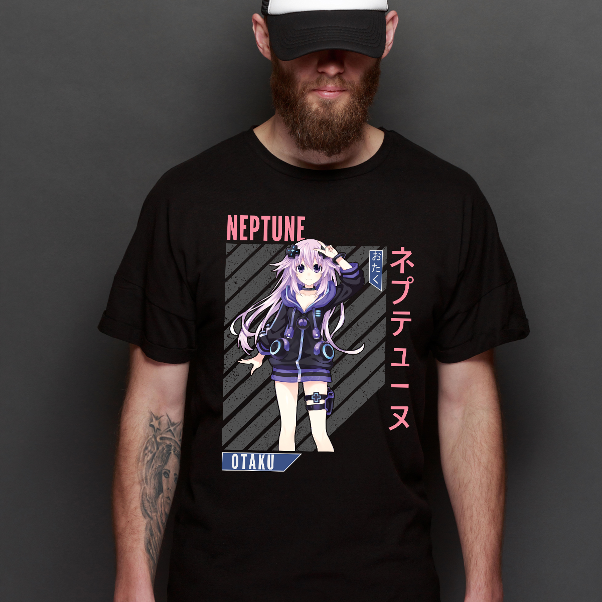 Hyperdimension Neptunia Neptune V2 T-Shirt Japanese Anime Tee