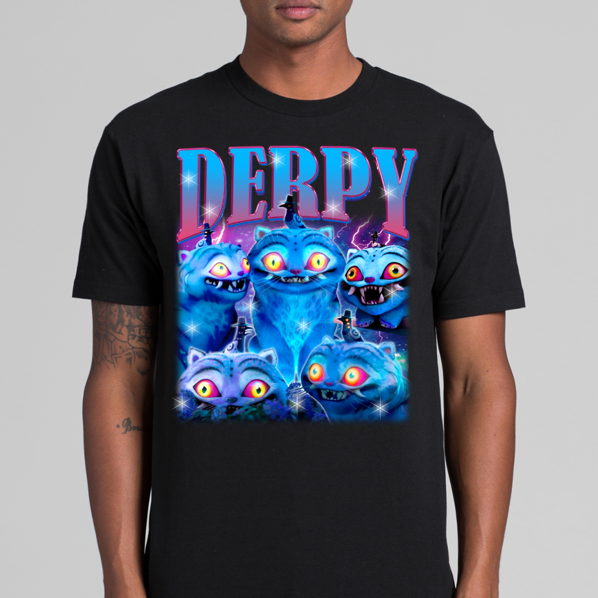 K-pop Demon Hunters Derpy Tiger V2 T-shirt Animation Movie Tee