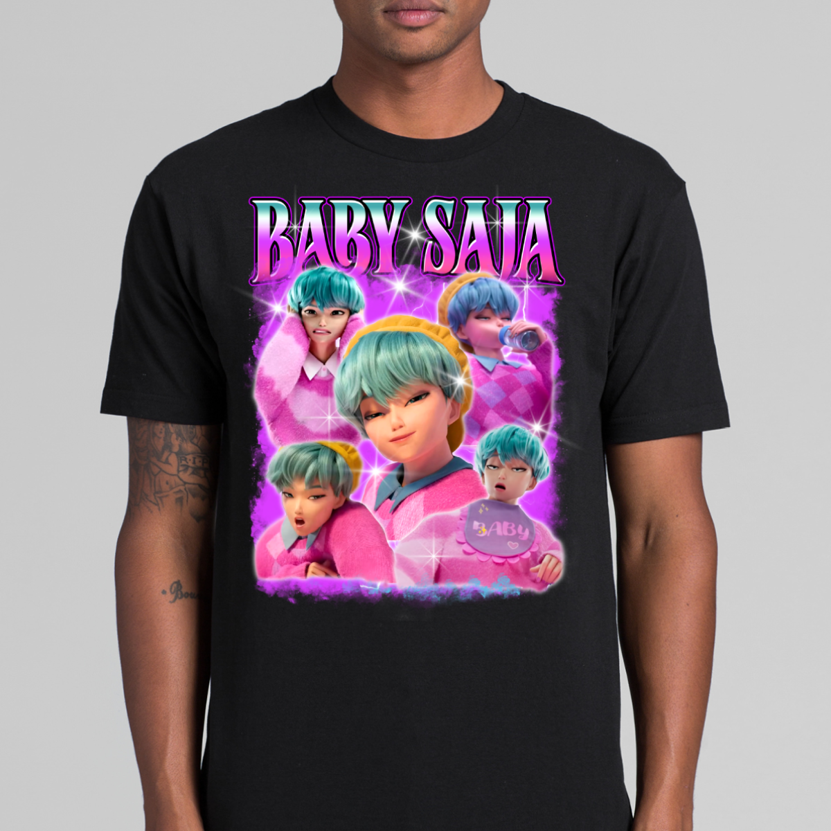 K-pop Demon Hunters Baby Saja V2 T-shirt Animation Movie Tee