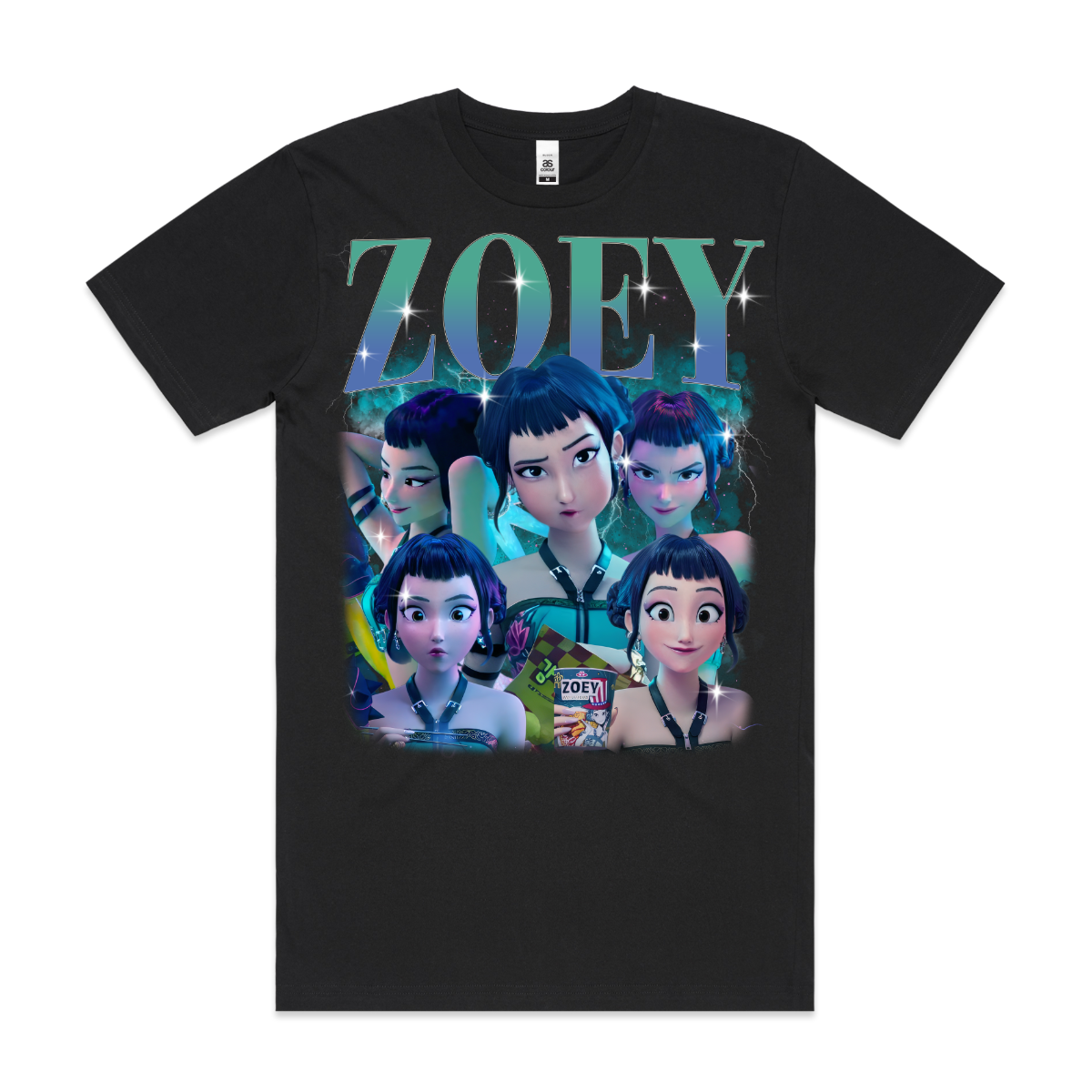 K-pop Demon Hunters Zoey V4 T-shirt Animation Movie Tee