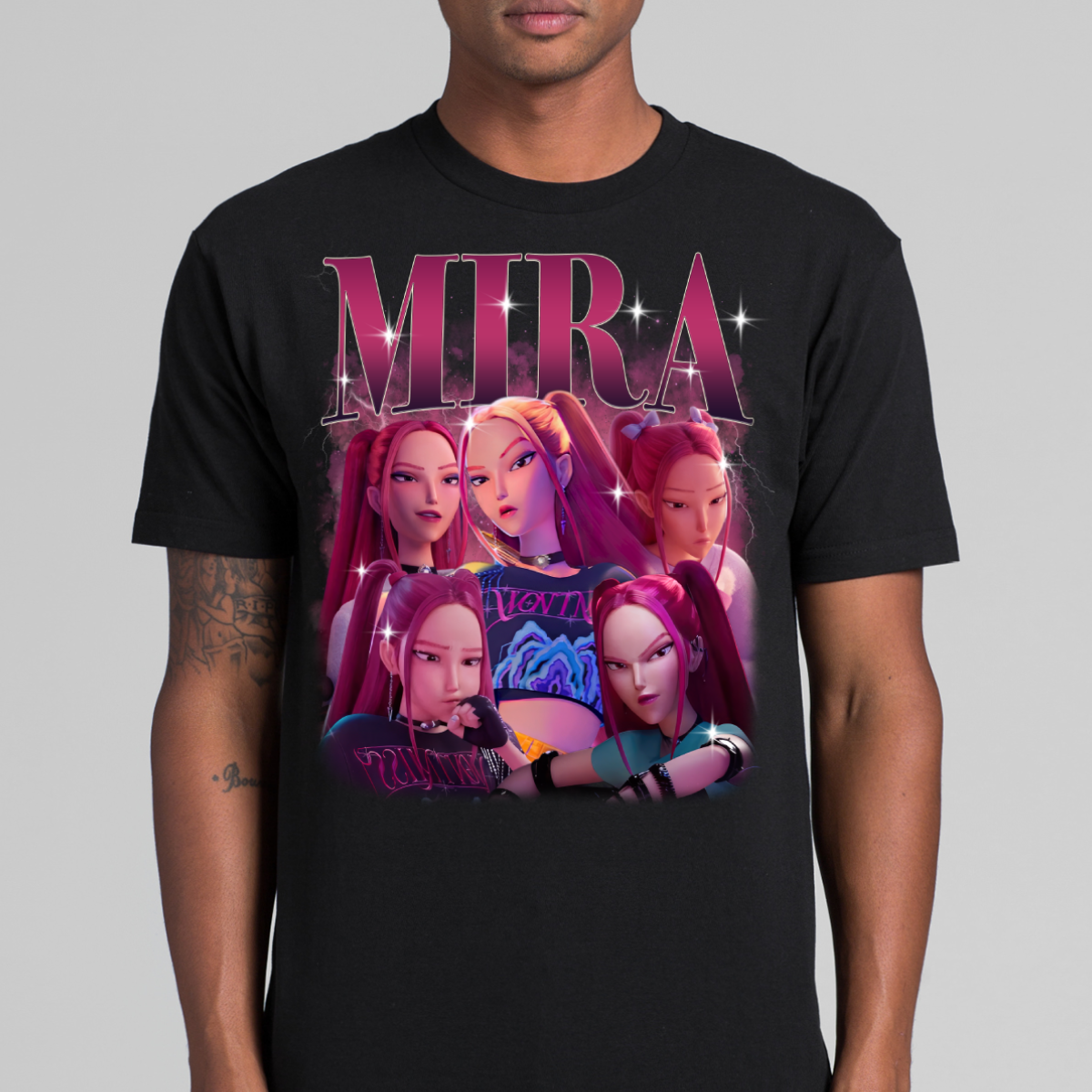 K-pop Demon Hunters Mira V6 T-shirt Animation Movie Tee