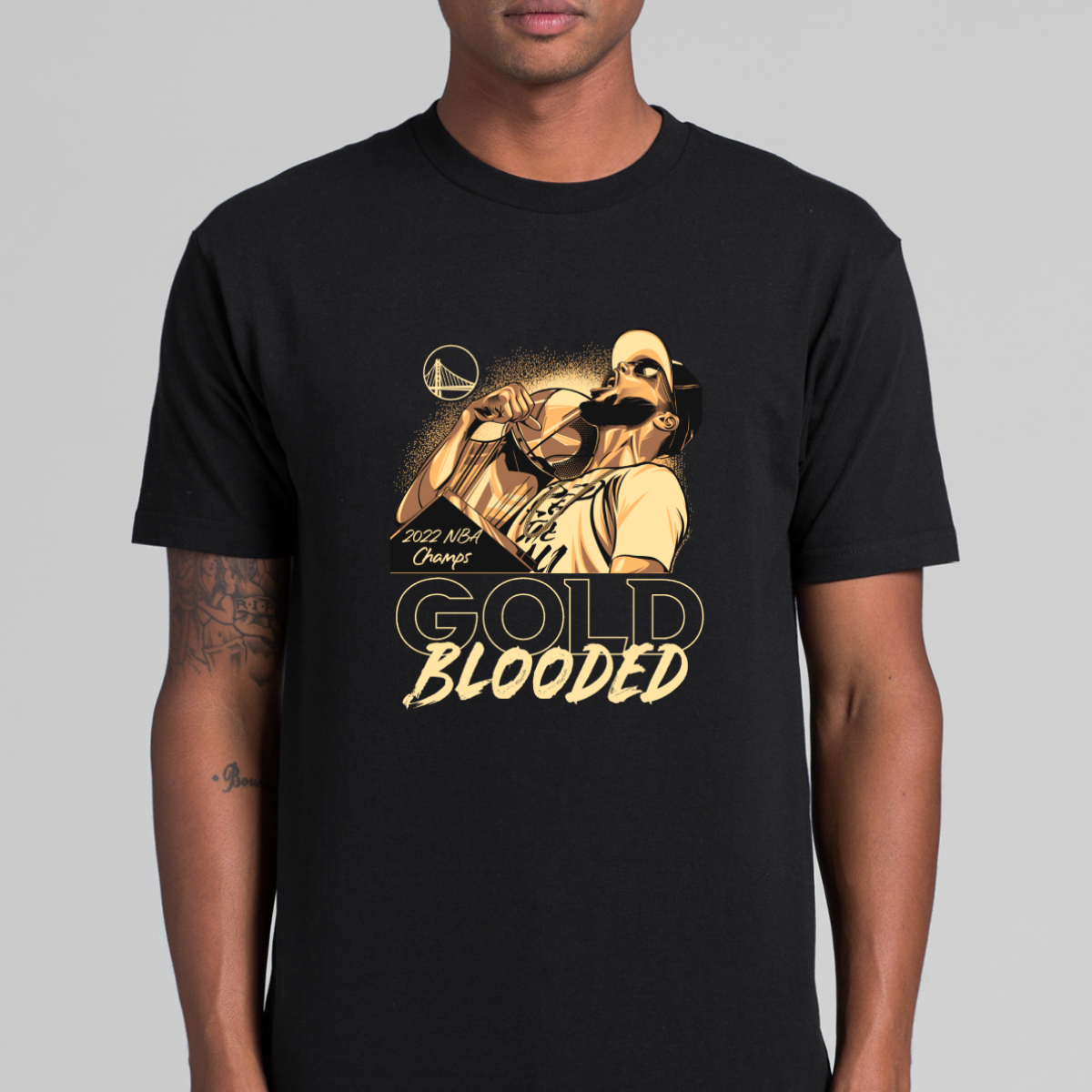 2022 NBA Champs Gold Blooded NBA T-Shirt Sport Athlete Family Tee