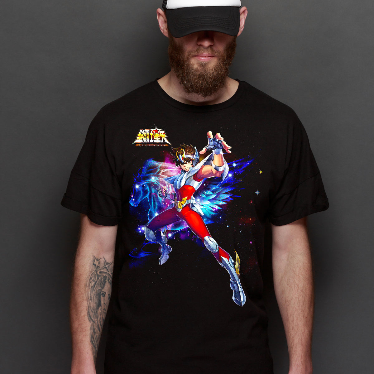 Saint Seiya Pegasus T-Shirt Japanese Anime Tee