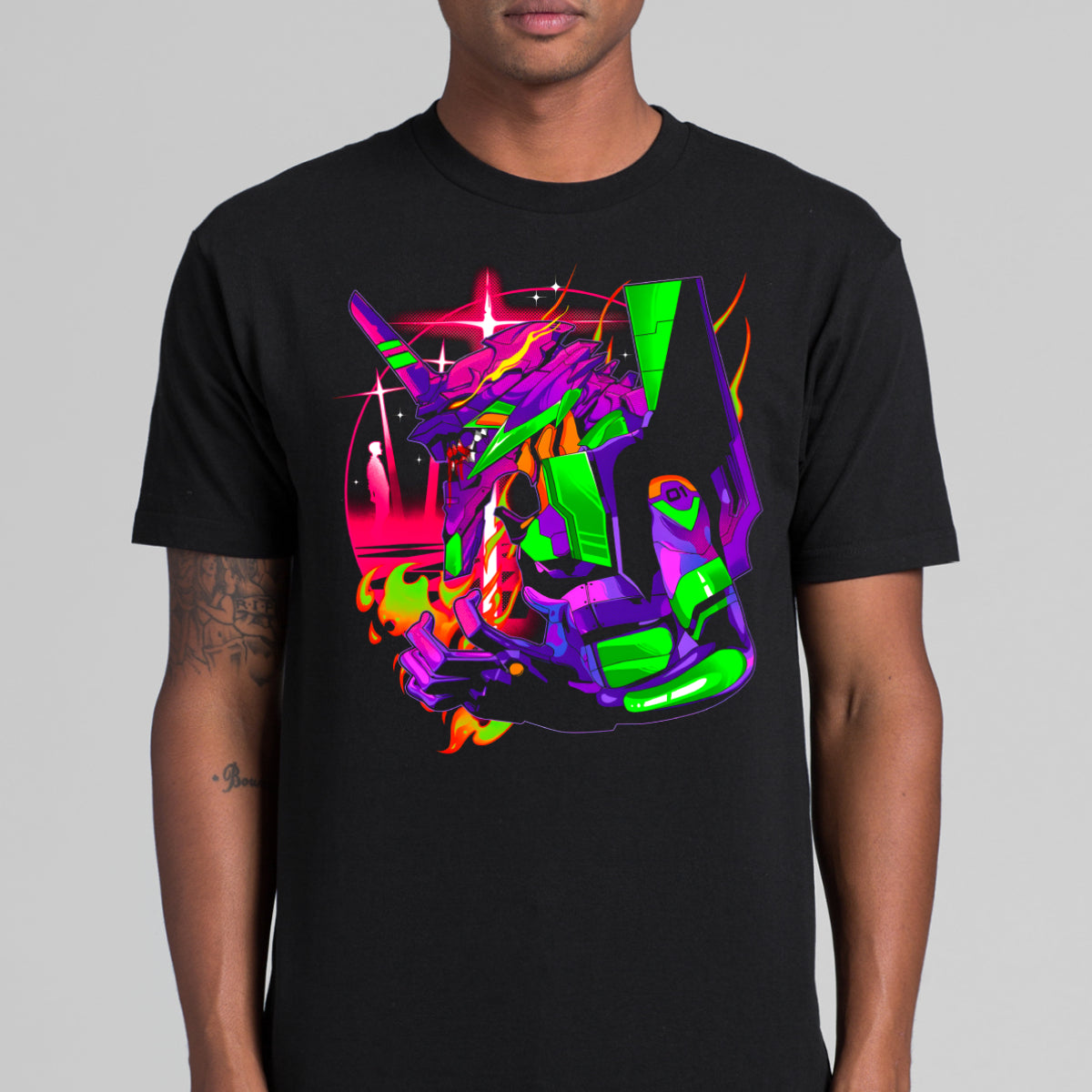 Neon Genesis Evangelion Unit-01 V6 T-Shirt Japanese Anime Tee