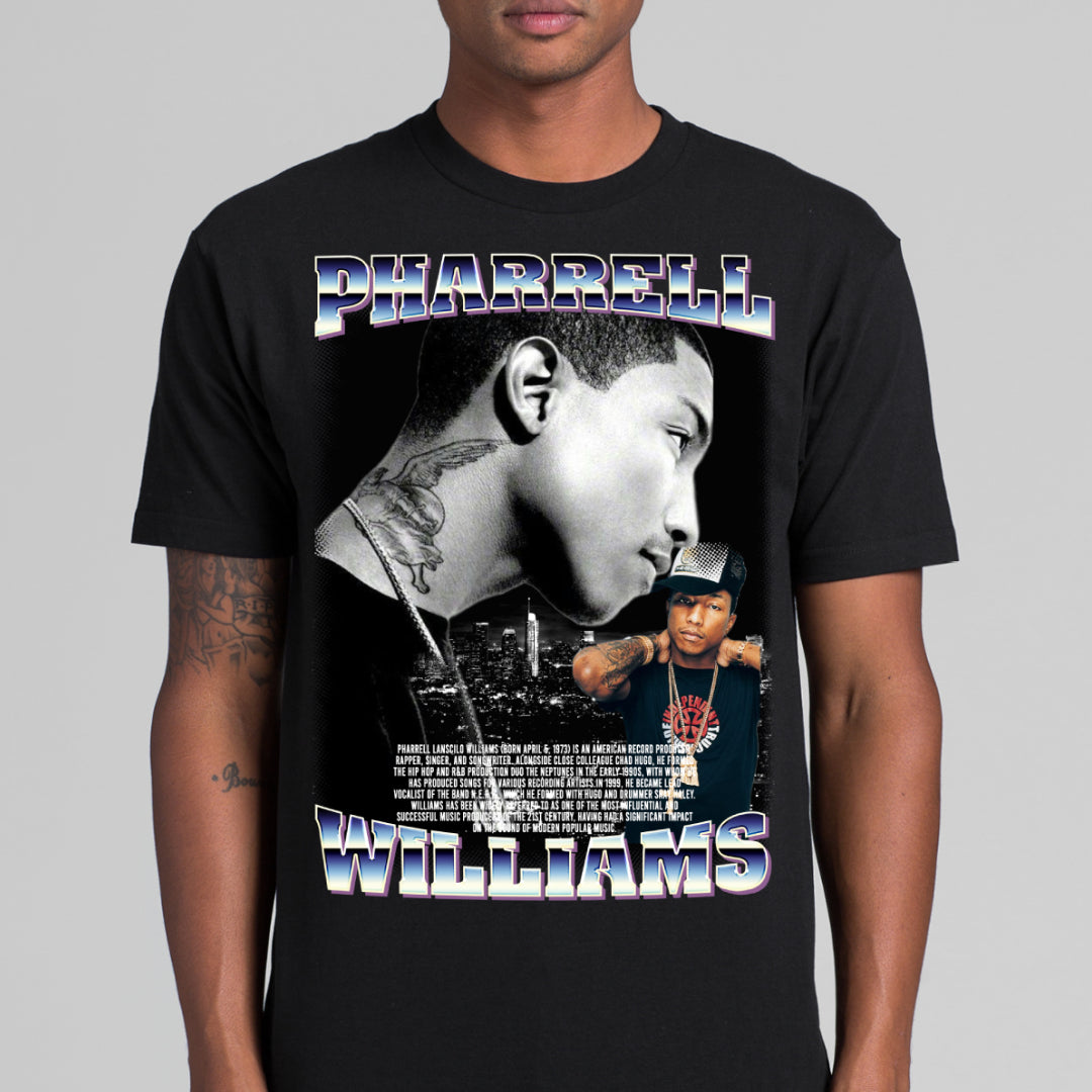Pharrell Williams T-Shirt Rapper Family Fan Hip Hop Culture