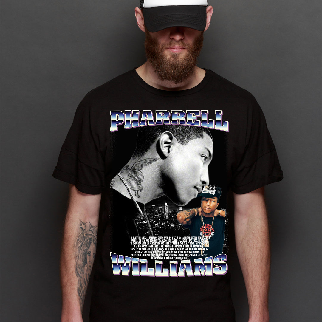Pharrell Williams T-Shirt Rapper Family Fan Hip Hop Culture