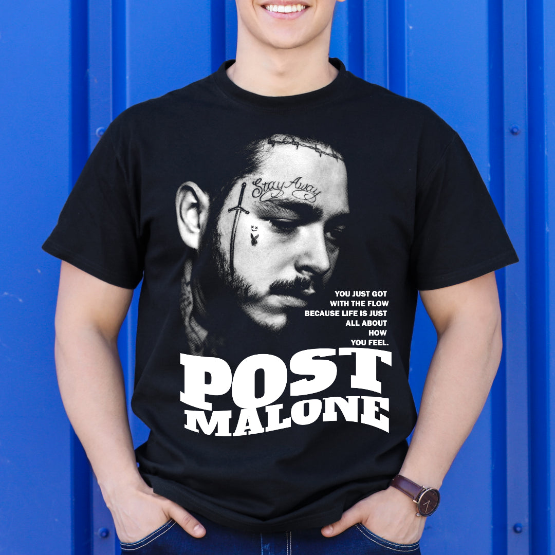 Post Malone V5 T-Shirt Rapper Family Fan Music Hip Hop Culture