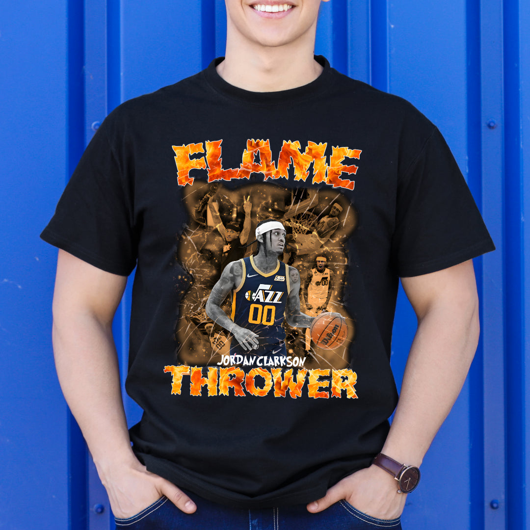 Jordan Clarkson V14 NBA T-Shirt Sport Athlete Family Tee