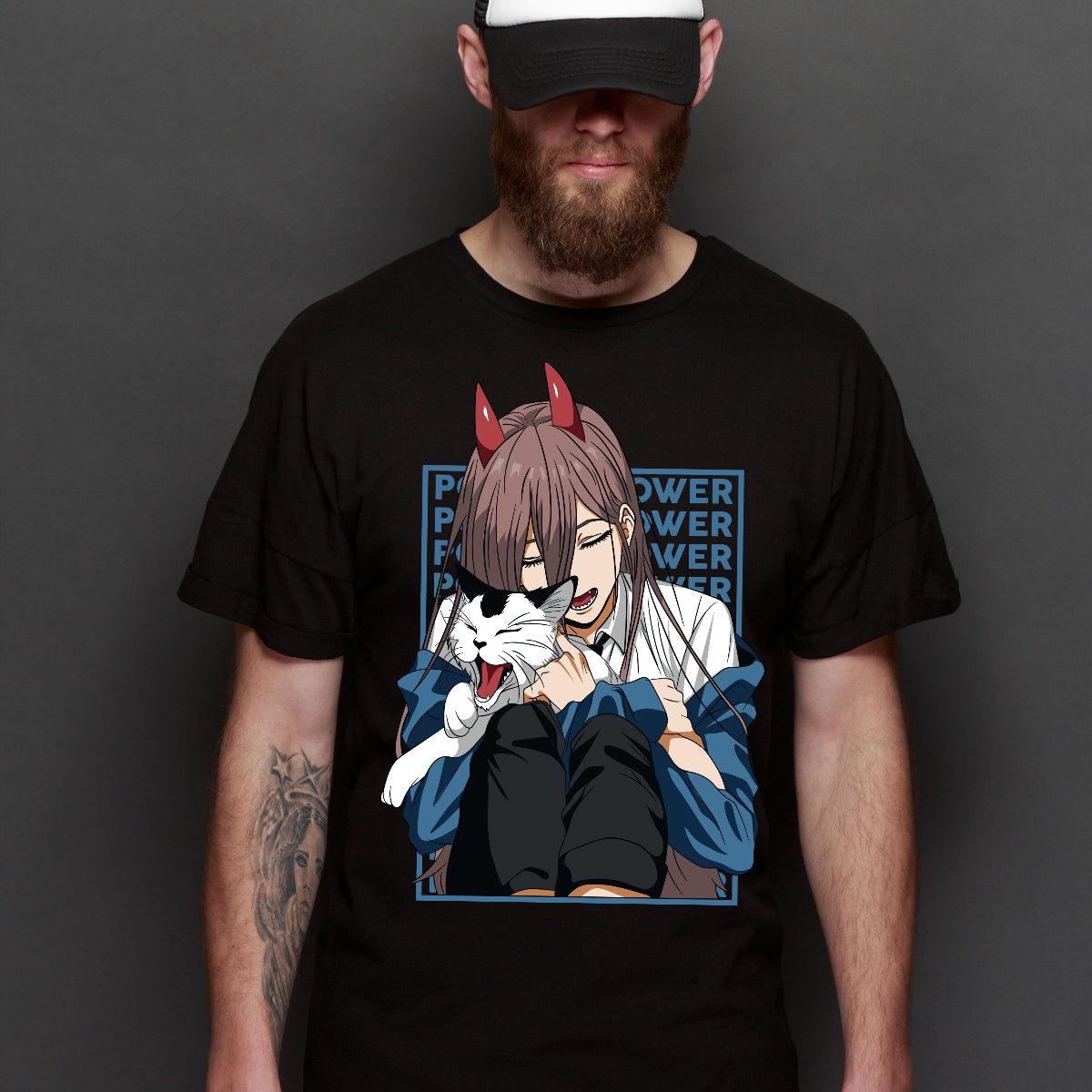 Chainsaw Man Power V6 T-shirt Japanese Anime