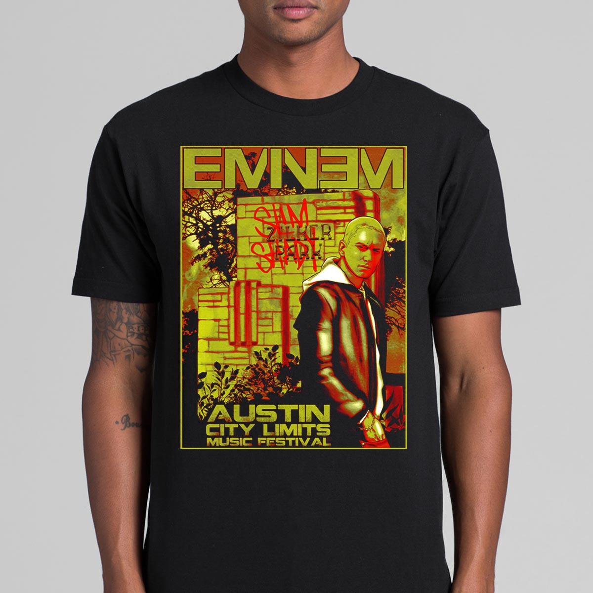 Eminem V12 T-Shirt Rapper Family Fan Music Hip Hop Culture