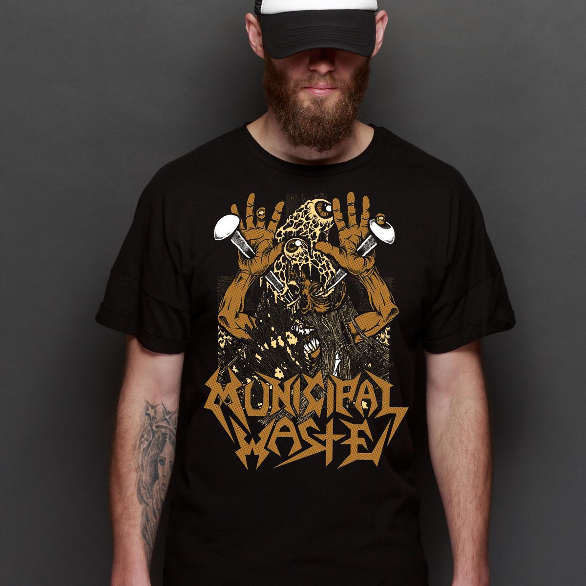 Municipal Waste T-Shirt Band Family Tee Music Heavy Metal