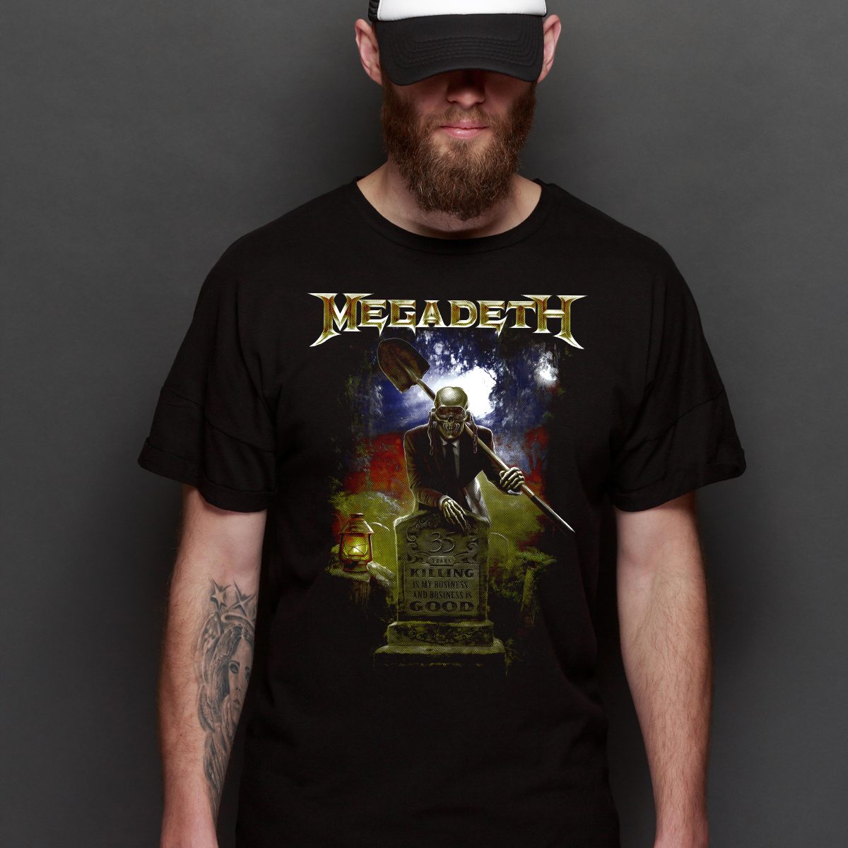 Megadeth V21 T-Shirt Band Family Tee Music Heavy Metal