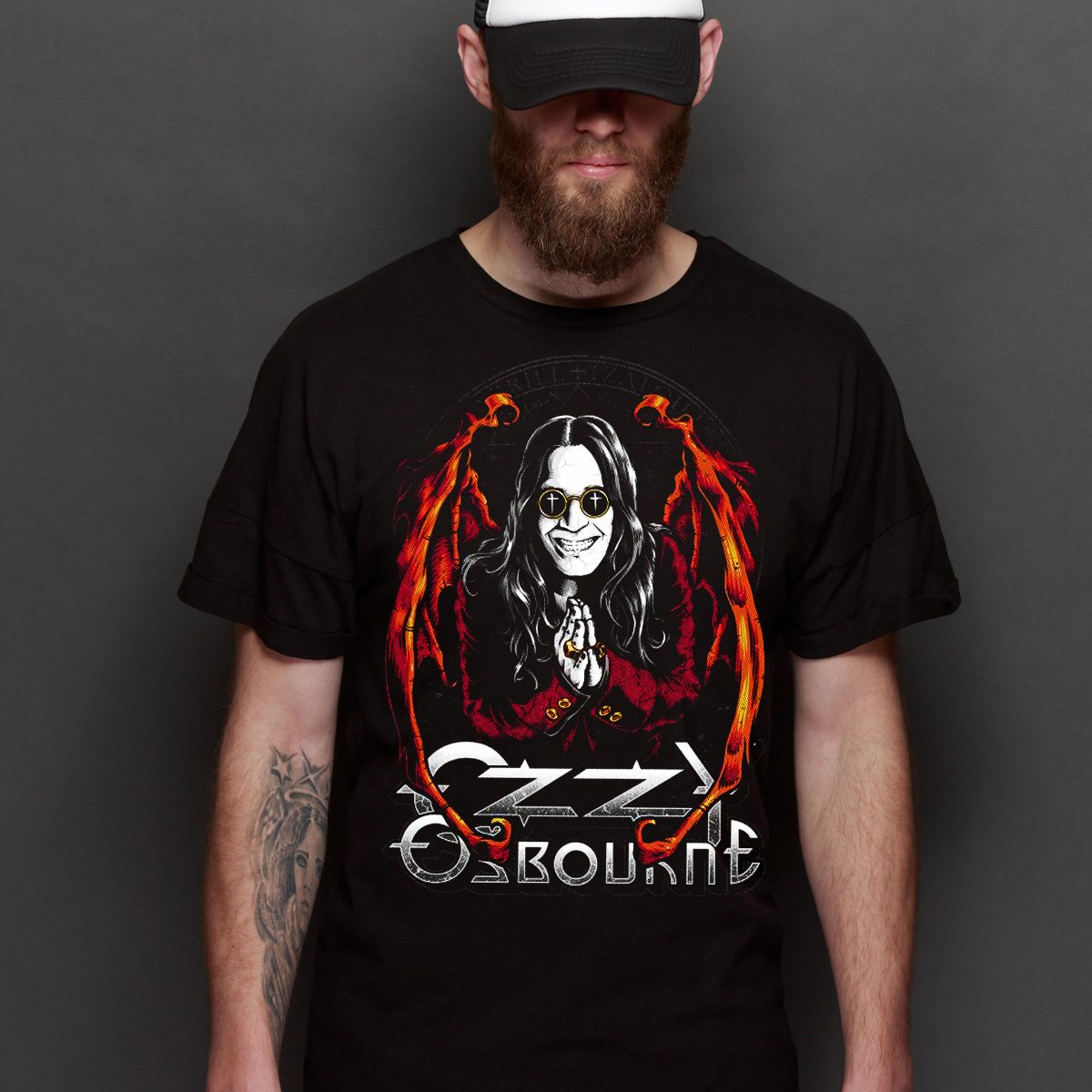 Ozzy Osbourne V3 T-Shirt Band Family Tee Music Heavy Metal