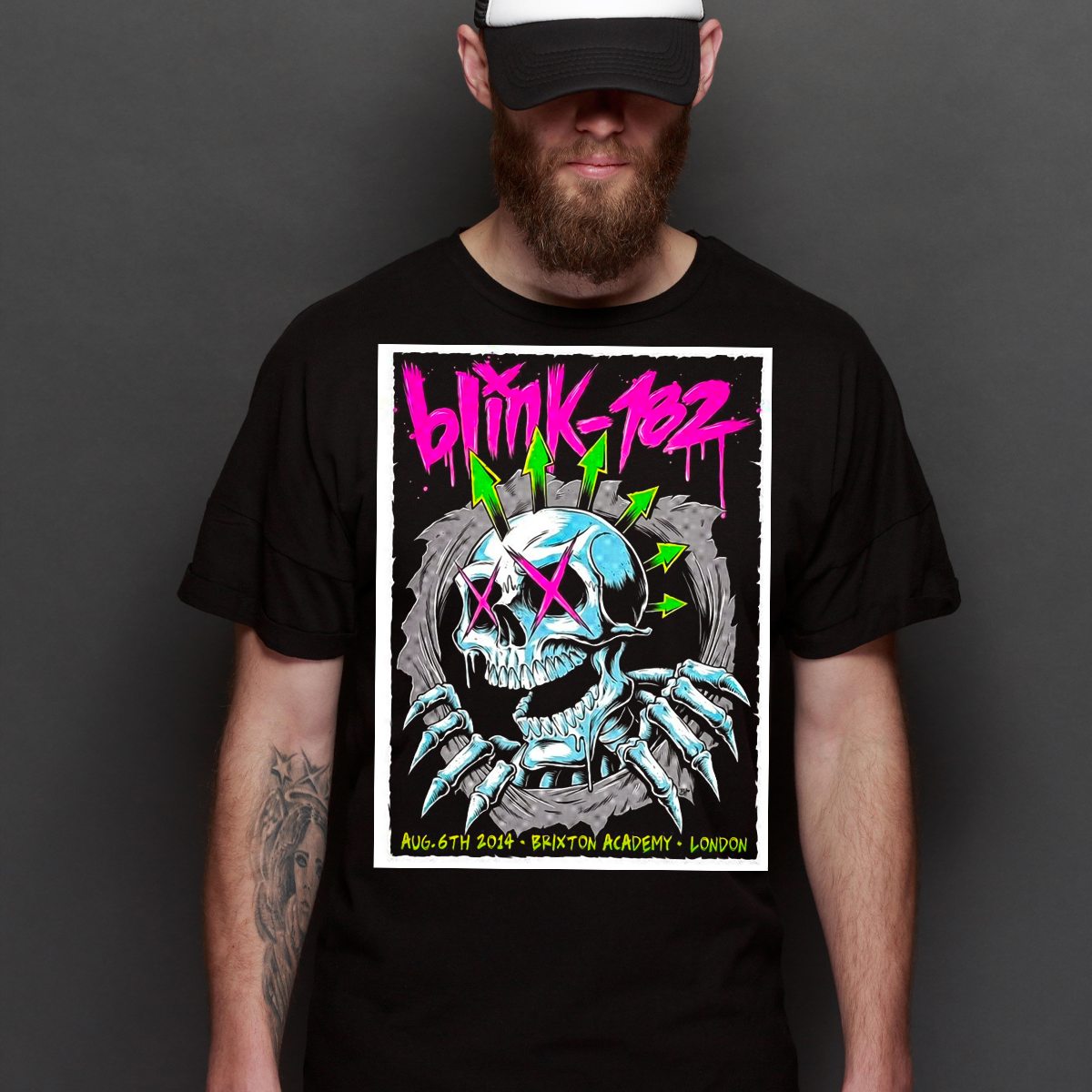 blink-182 V9 T-Shirt Band Family Tee Music Rock And Roll