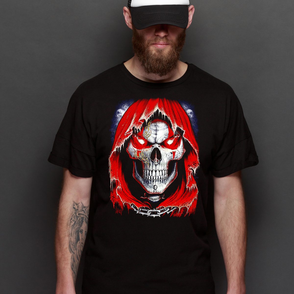 Heavy Metal Grim Reaper T-Shirt Band Family Tee Music Heavy Metal