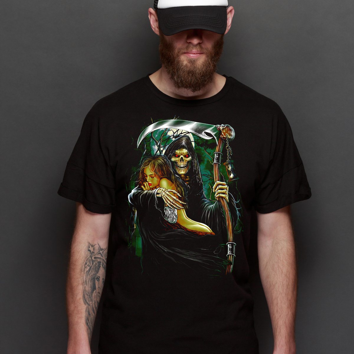 Heavy Metal Grim Reaper V2 T-Shirt Band Family Tee Music