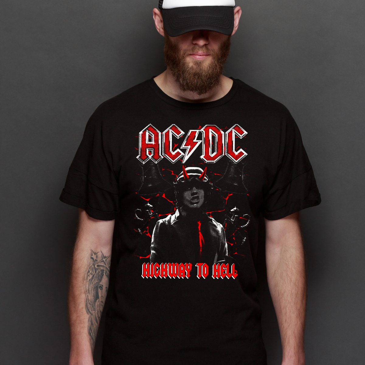 AC/DC V14 T-Shirt Band Family Tee Music Rock And Roll