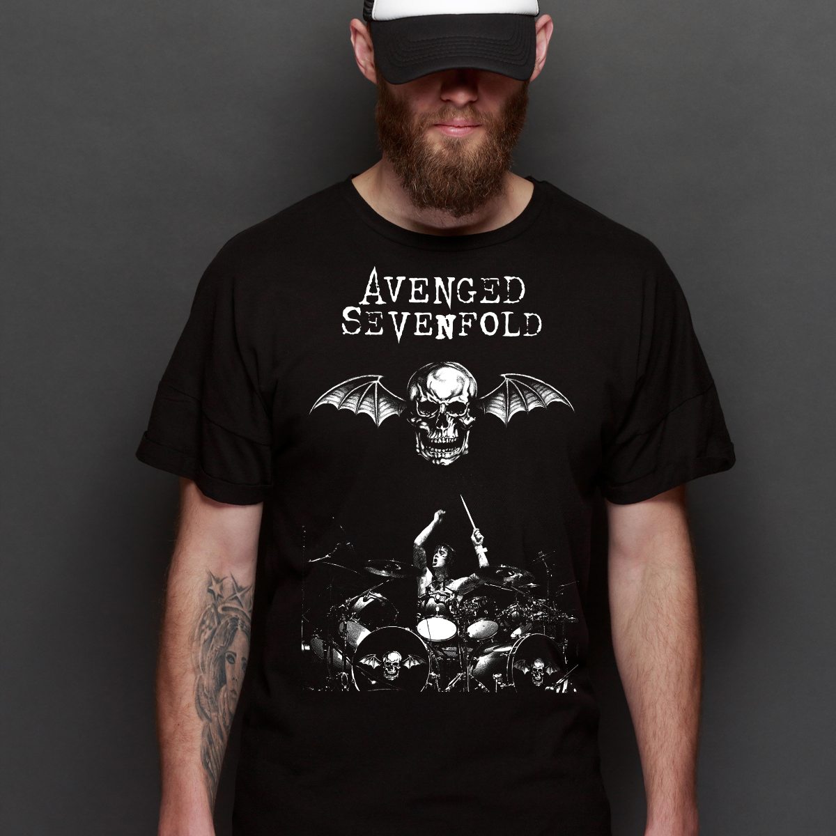 Avenged Sevenfold V9 T-Shirt Band Family Tee Music Heavy Metal