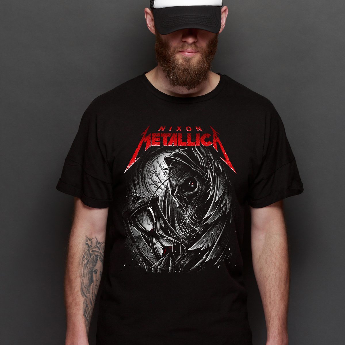 Metallica V55 T-Shirt Band Family Tee Music Heavy Metal