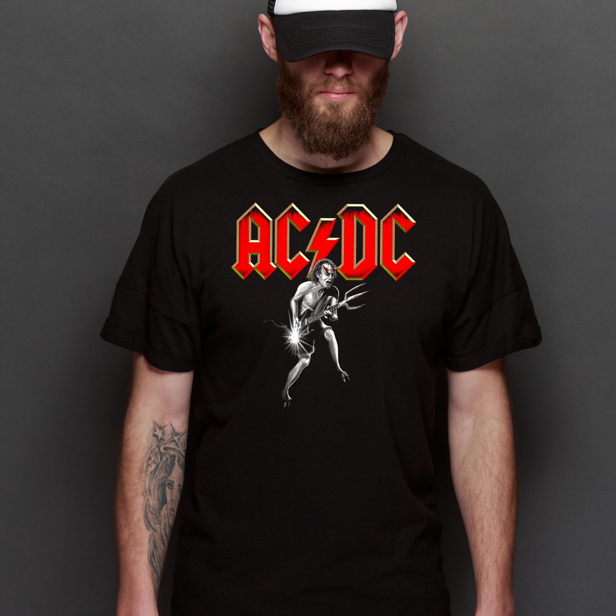 AC/DC V18 T-Shirt Band Family Tee Music Rock And Roll