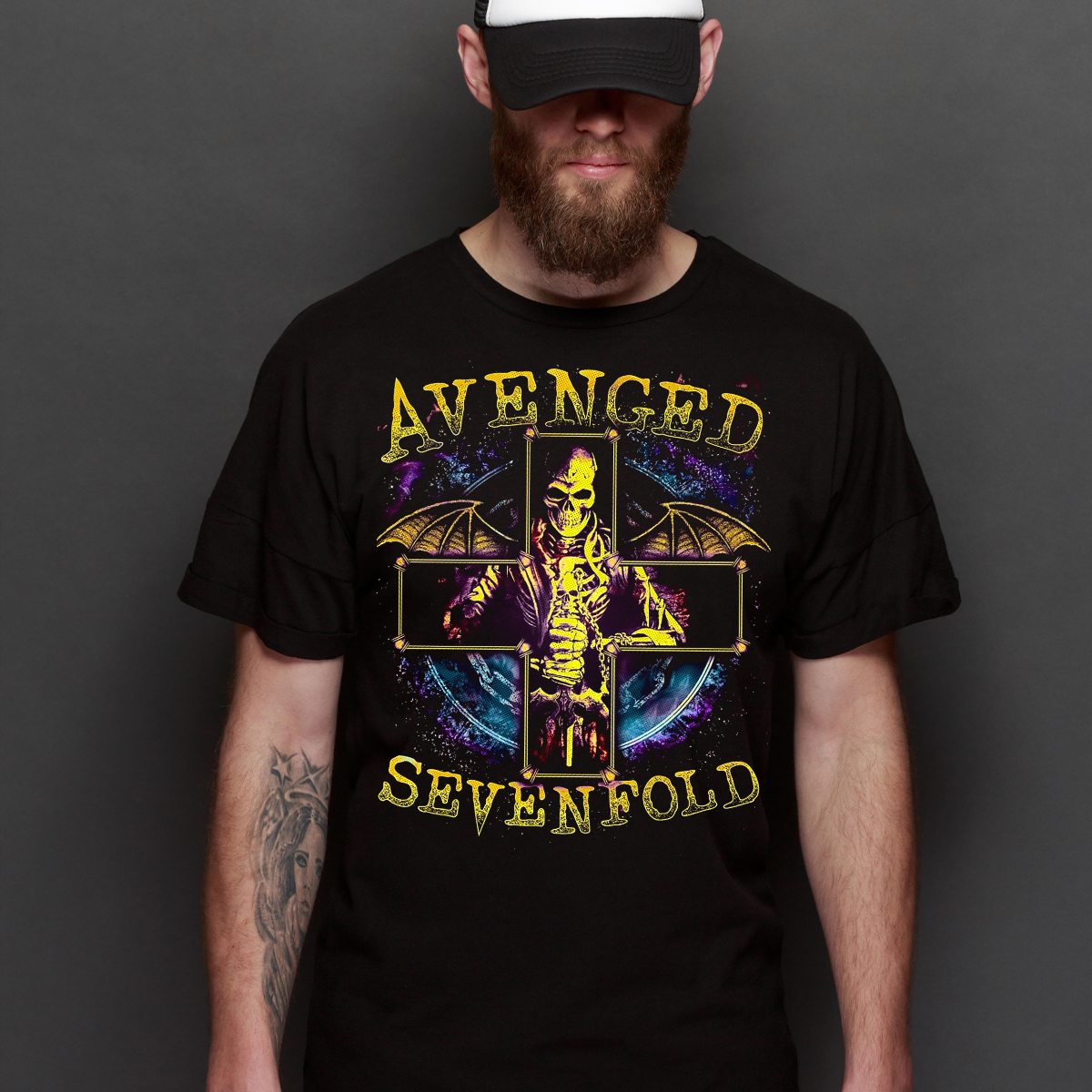 Avenged Sevenfold V11 T-Shirt Band Family Tee Music Heavy Metal
