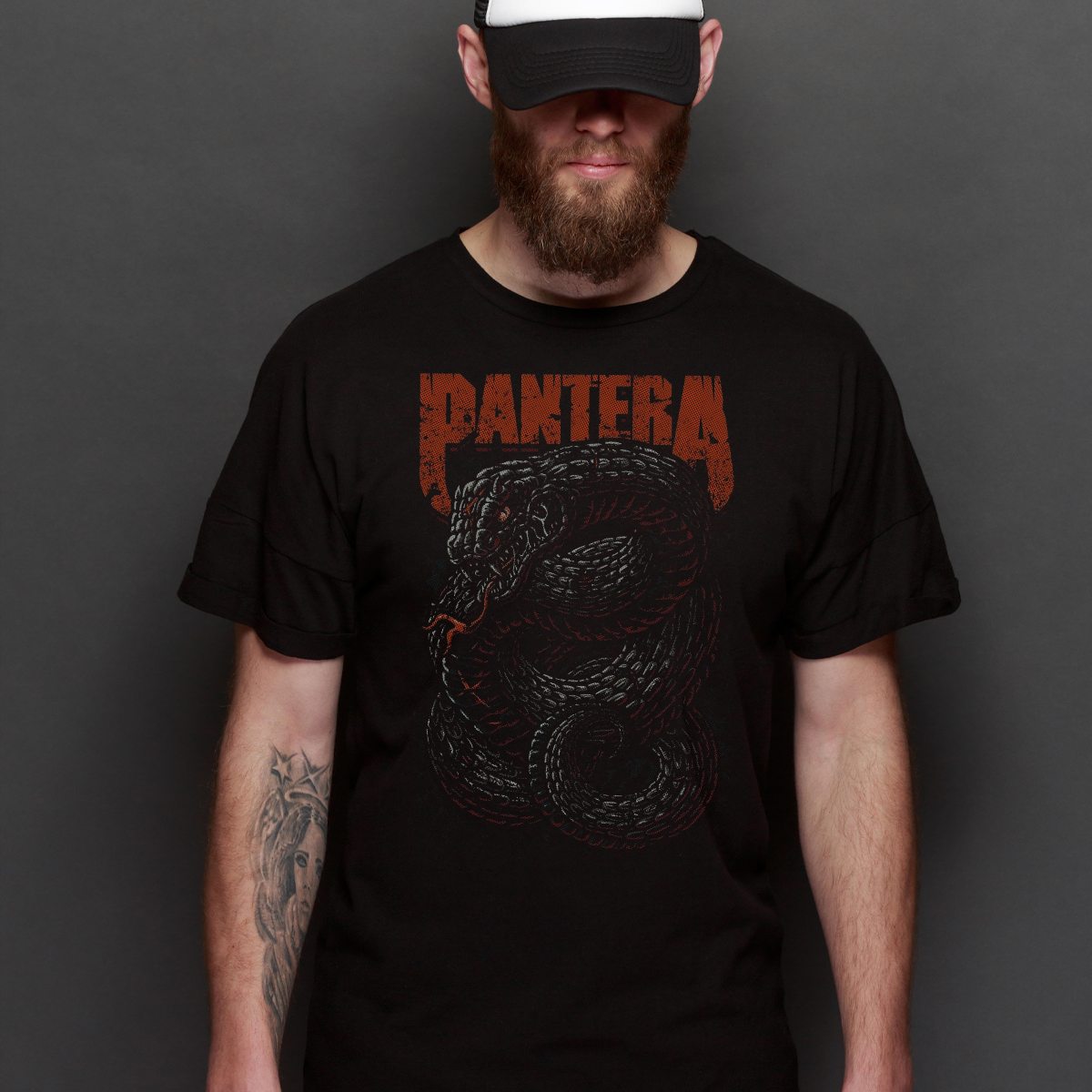 Pantera V5 T-Shirt Band Family Tee Music Heavy Metal