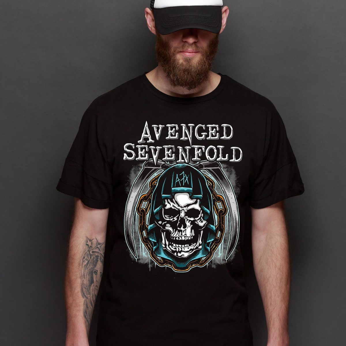 Avenged Sevenfold V12 T-Shirt Band Family Tee Music Heavy Metal