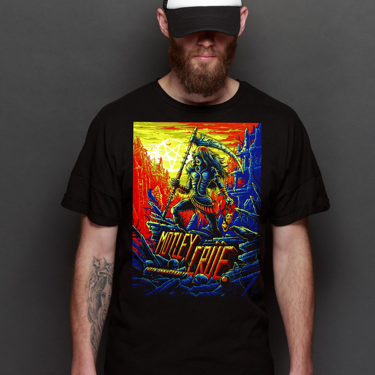 Mötley Crüe T-Shirt Band Family Tee Music Heavy Metal