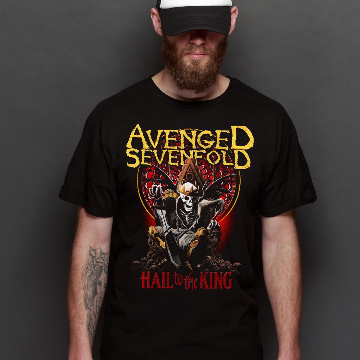 Avenged Sevenfold V14 T-Shirt Band Family Tee Music Heavy Metal