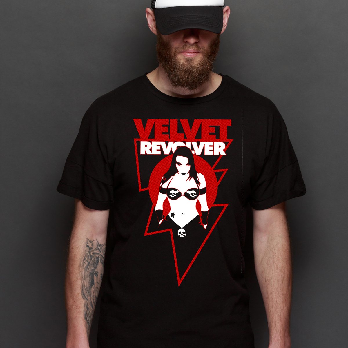 Velvet Revolver T-Shirt Band Family Tee Music Rock And Roll