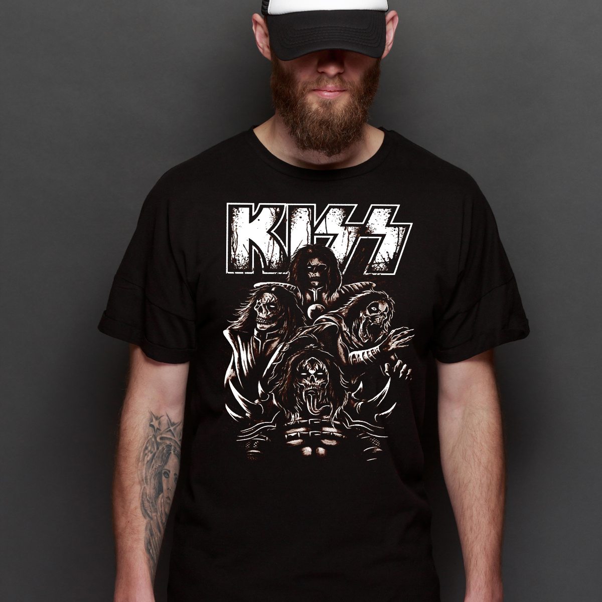 KISS T-Shirt V15 Band Family Tee Music Heavy Metal