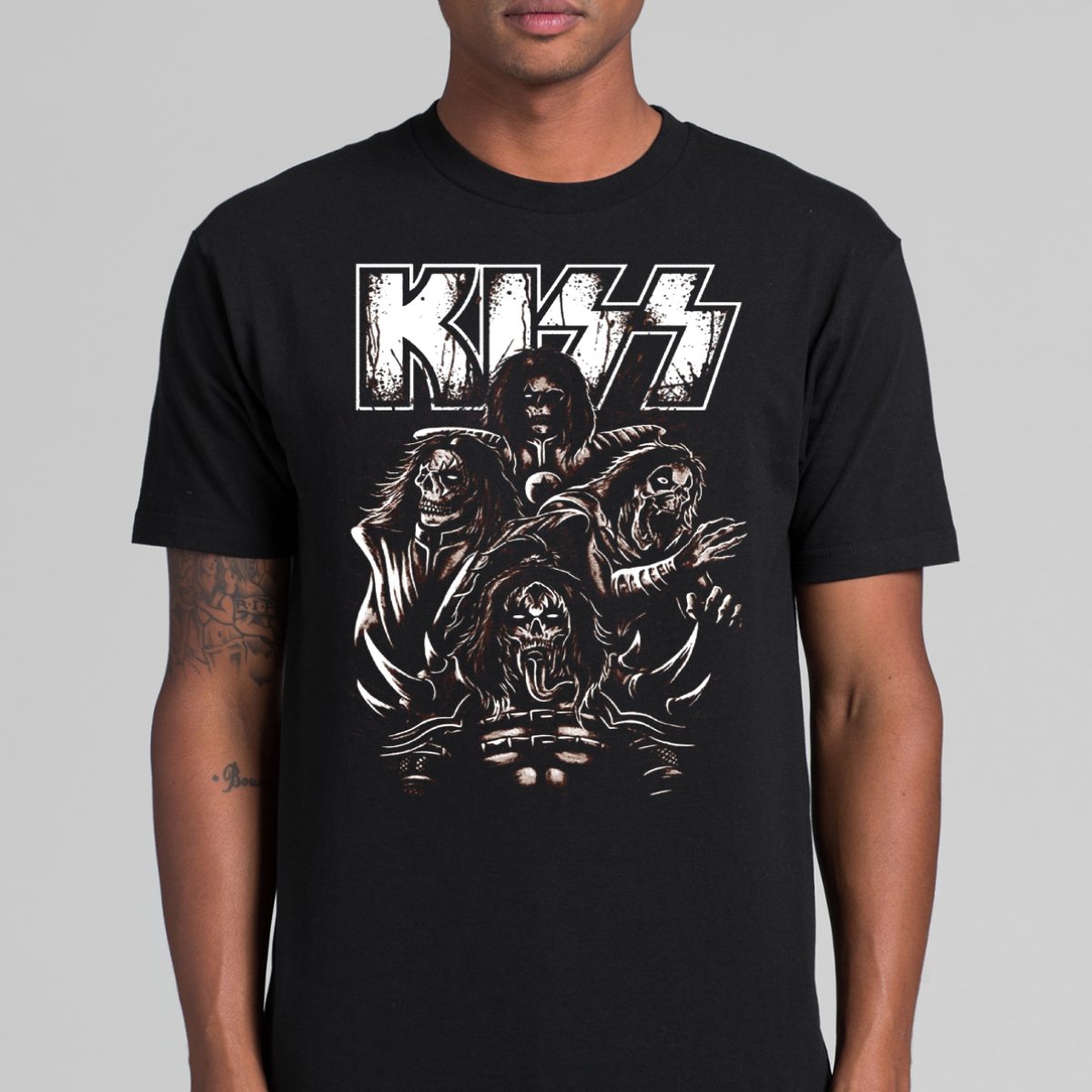 KISS T-Shirt V15 Band Family Tee Music Heavy Metal