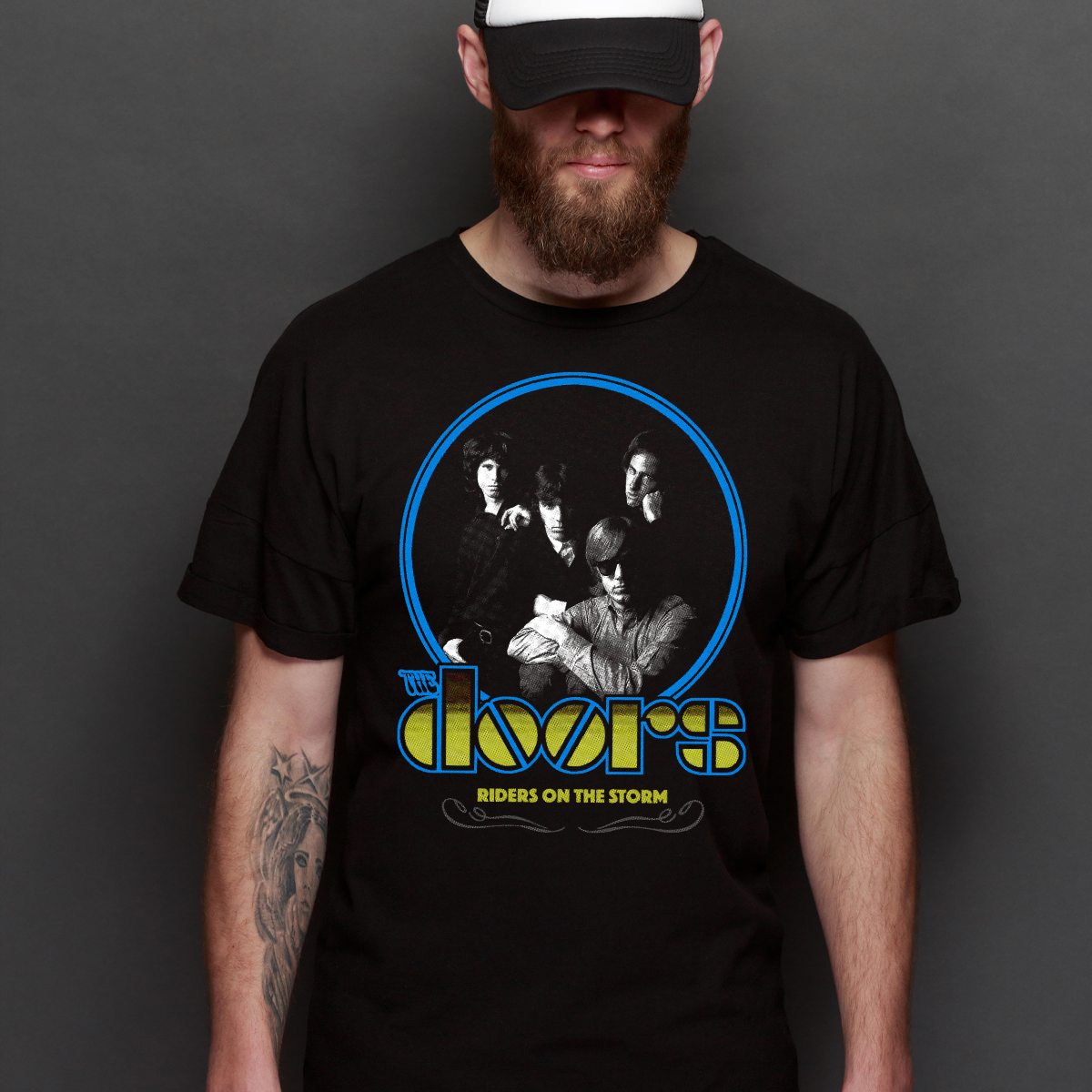 The Doors V2 T-shirt Band Family Tee Music Rock And Roll