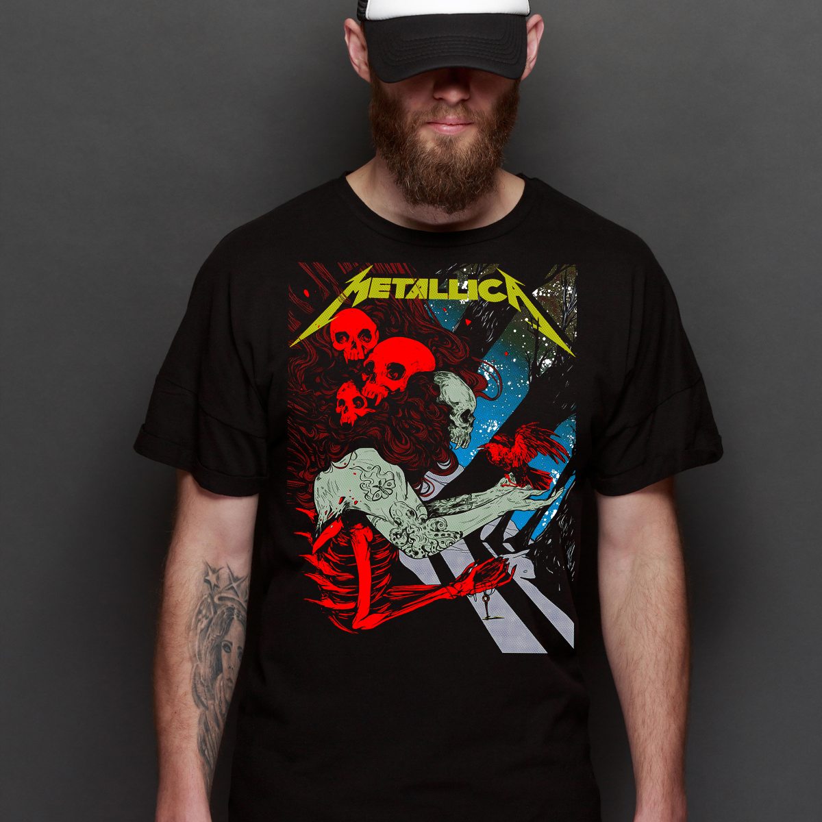 Metallica V65 T-Shirt Band Family Tee Music Heavy Metal