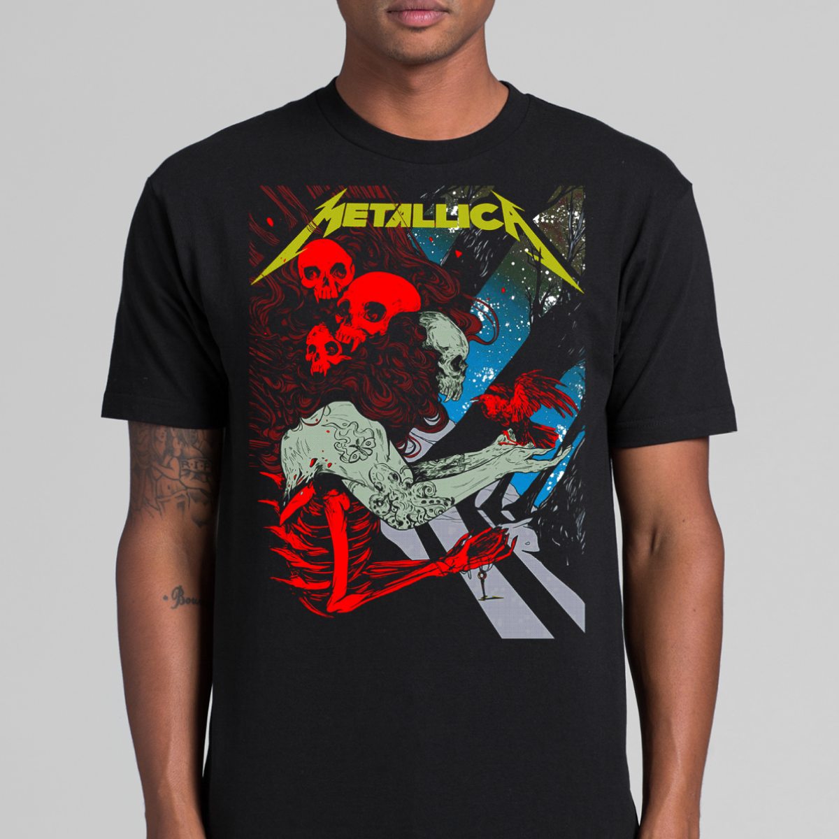 Metallica V65 T-Shirt Band Family Tee Music Heavy Metal