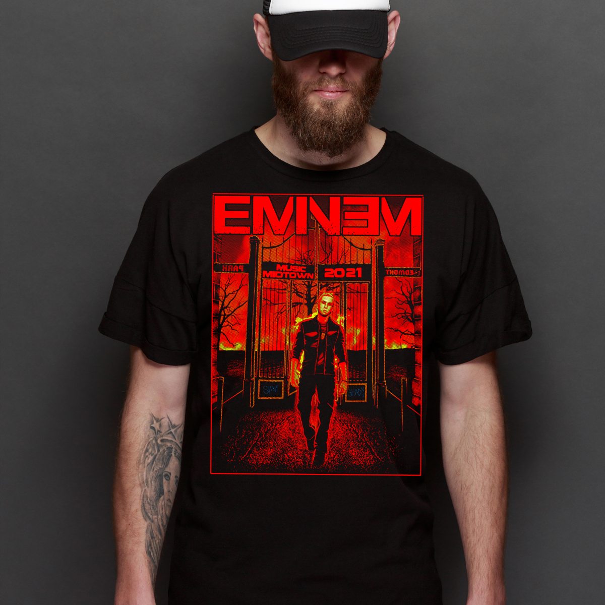 Eminem V11 T-Shirt Rapper Family Fan Music Hip Hop Culture