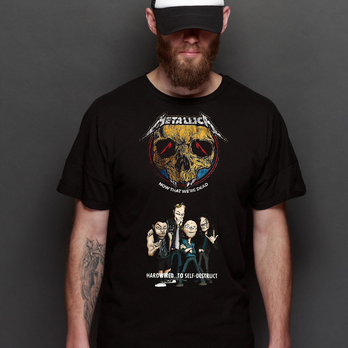 Metallica V61 T-Shirt Band Family Tee Music Heavy Metal