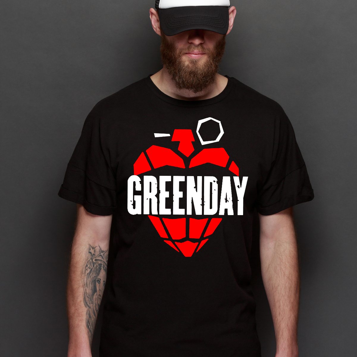 Greenday V4 T-Shirt Band Family Tee Music Rock And Roll